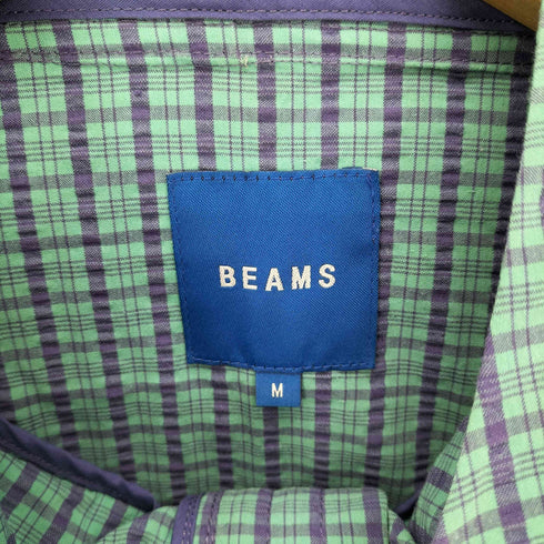 ビームス BEAMS 22SS ミニチェック ジップ フーディー ブルゾン メンズ JPN:M