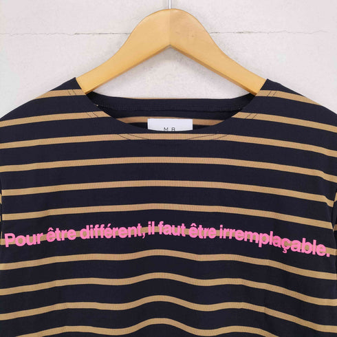 エムビー MB プリントボーダーTシャツ メンズ M