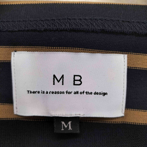 エムビー MB プリントボーダーTシャツ メンズ M