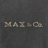 マックスアンドコー MAX & CO. ロゴラインストーン装飾 ミニTシャツ レディース S