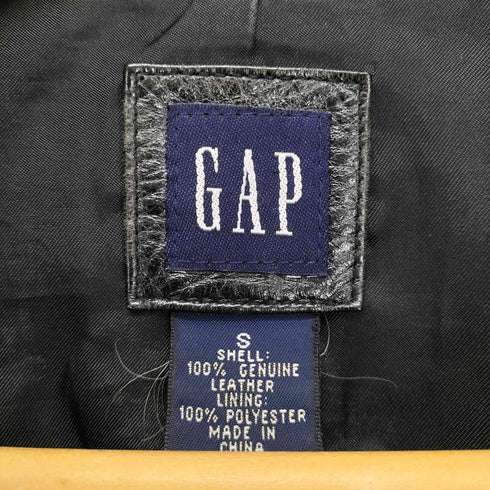 ギャップ Gap OLD リアルレザー2Bテーラードジャケット レディース JPN:S