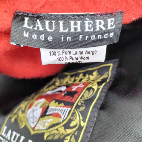 ローレール LAULHERE オーセンティック/グロゼイユ ウール/ベレー レディース