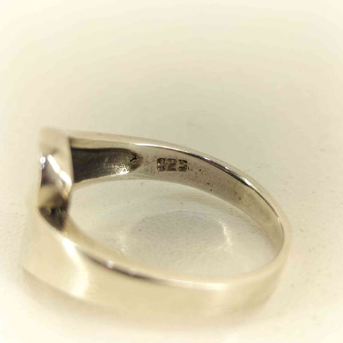 ダブルツイストリング 925刻印 メンズ 18