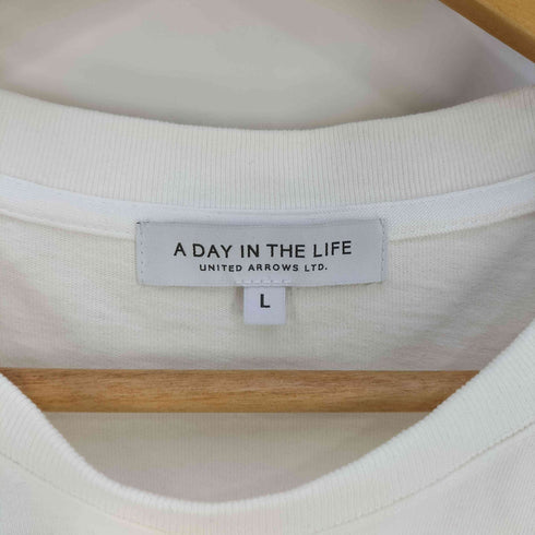 アデイインザライフユナイテッドアローズ A day in the life UNITED ARROWS アートプリント Tシャツ メンズ JPN:L