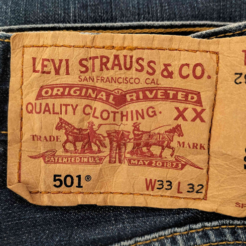 リーバイス Levis ボタン裏刻印359 501 ボタンフライ デニムパンツ メンズ 33X32