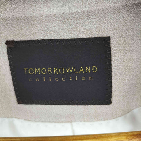 トゥモローランド TOMORROWLAND ウールシルク シングルブレステッド3Bジャケット レディース 34