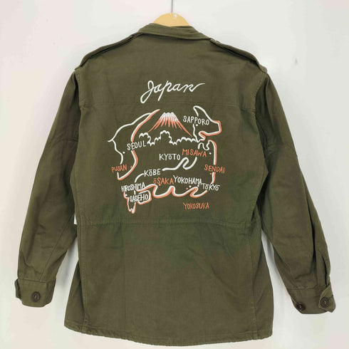 フレンチアーミー FRENCH ARMY フランス軍 H.ROQUETTE ET FILS 製 1966 M-64 背面スカジャン刺繍カスタム メンズ