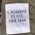 フレンチアーミー FRENCH ARMY フランス軍 H.ROQUETTE ET FILS 製 1966 M-64 背面スカジャン刺繍カスタム メンズ