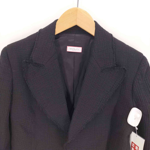 マックスアンドコー MAX & CO. classics テープライン カットオフ クロップド テーラード ジャケット レディース EUR:40