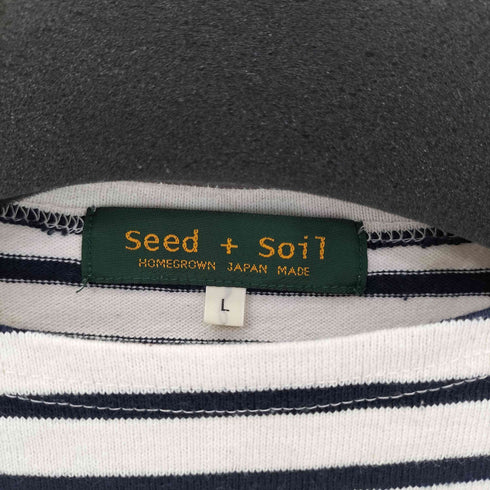 Seed+Soil バスクシャツ カットソー ボーダー柄 メンズ JPN:L