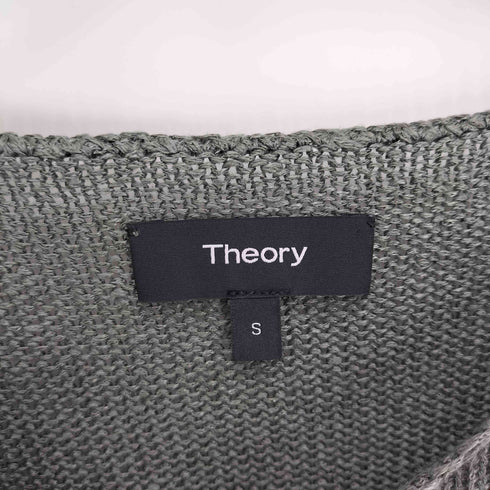 セオリー theory リネン レーヨン ノースリーブ ニット ベスト レディース import:S