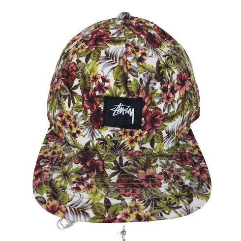 ステューシー Stussy CAPZ ロゴパッチ フラワーパターン スナップバック 5パネルキャップ メンズ