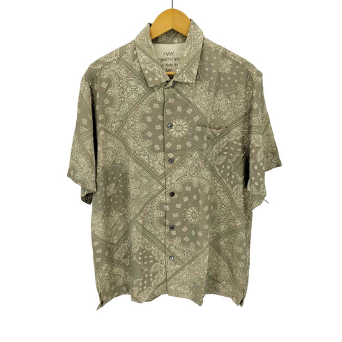 パッゾ PAZZO ペイズリー柄 S/S シャツ メンズ JPN:3