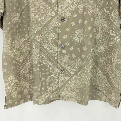 パッゾ PAZZO ペイズリー柄 S/S シャツ メンズ JPN:3