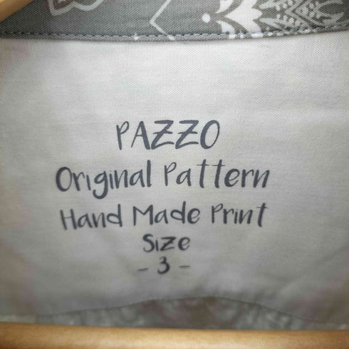 パッゾ PAZZO ペイズリー柄 S/S シャツ メンズ JPN:3
