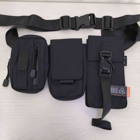 DEVICE CORDURA マグネットロック ベルトポーチ メンズ