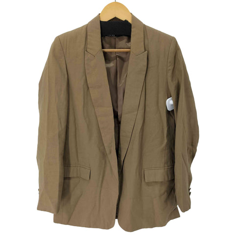 ザラ ZARA ボタンレステーラードジャケット レディース import:S