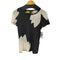 マークバイマークジェイコブス Marc by Marc Jacobs リネン100% デザイン S/S Tシャツ レディース import:XS