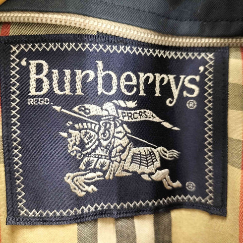 バーバリーズ BURBERRYS 裏地ノバチェック ステンカラーコート メンズ L