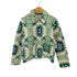 ザラ ZARA プリントキルティングシャツジャケット レディース import:XS