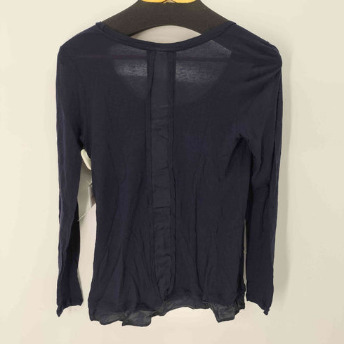 マックスアンドコー MAX & CO. L/S ウール混 切替デザインレーヨンニットトップス レディース import:S