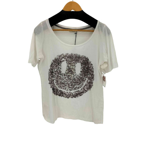ポールスミス Paul Smith スマイルプリント Tシャツ レディース import:M