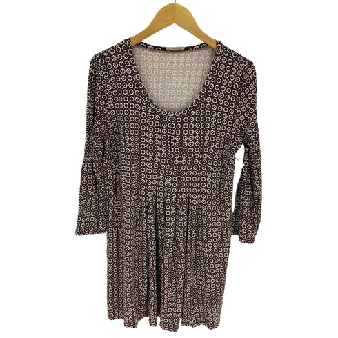 ウィークエンドマックスマーラ Weekend Max Mara 花柄 総柄 タックデザイン ワンピース レディース