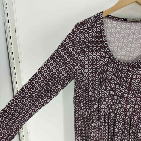 ウィークエンドマックスマーラ Weekend Max Mara 花柄 総柄 タックデザイン ワンピース レディース