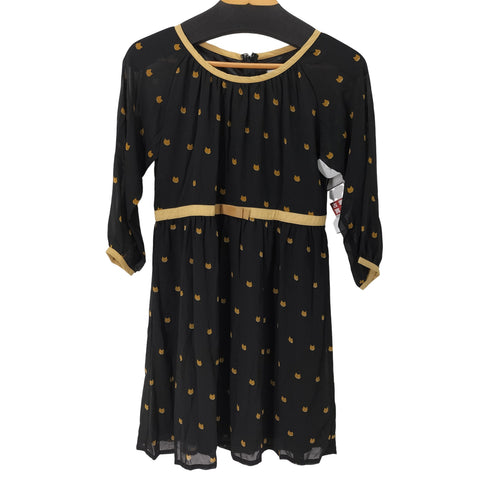 エージーバイアクアガール AG by aquagirl 猫柄 L/S シアーワンピース レディース JPN:M