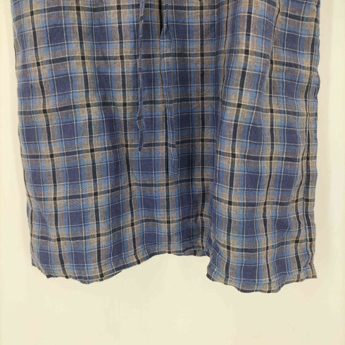 アーペーセー A.P.C. リネン100% チェック S/S ワンピース レディース import:XS