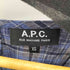 アーペーセー A.P.C. リネン100% チェック S/S ワンピース レディース import:XS