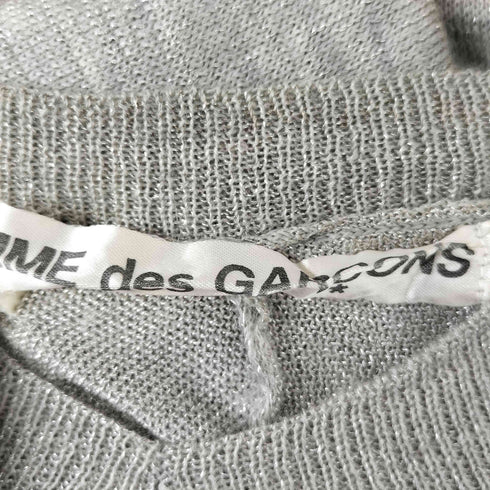 コムデギャルソン COMME des GARCONS 2002SS Ethnic Couture エスニッククチュール ラメ糸 Vネック ドルマンニット レディース