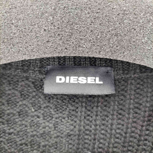ディーゼル DIESEL モヘア混 パネル切替アクリルウールニット メンズ