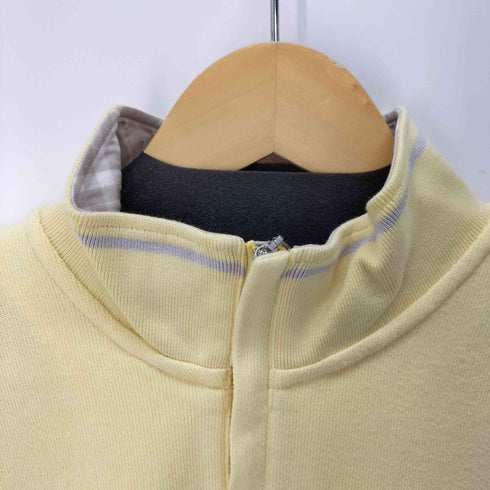 バーバリーゴルフ BURBERRY GOLF フロントロゴ刺繍 ハーフジップスウェット メンズ import:M