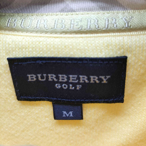 バーバリーゴルフ BURBERRY GOLF フロントロゴ刺繍 ハーフジップスウェット メンズ import:M