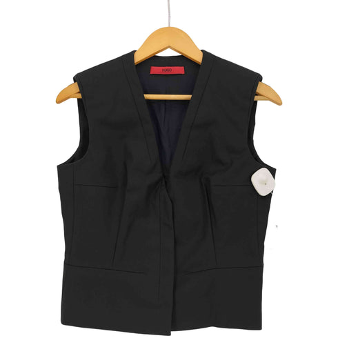 ヒューゴボス HUGO BOSS 肩パッド 比翼 ベスト レディース UK:10