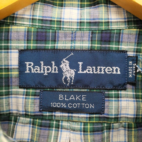 ラルフローレン RALPH LAUREN BLAKE 半袖チェックシャツ メンズ