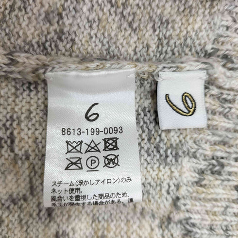 ロクビューティーアンドユースユナイテッドアローズ 6 BEAUTY & YOUTH UNITED ARROWS RIB MIX ONE SHOULDER KNIT レディース