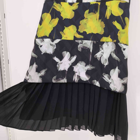 ポールスミスブラック Paul Smith BLACK COMPOSITE 総柄 タックスカート ノースリーブ ワンピース レディース