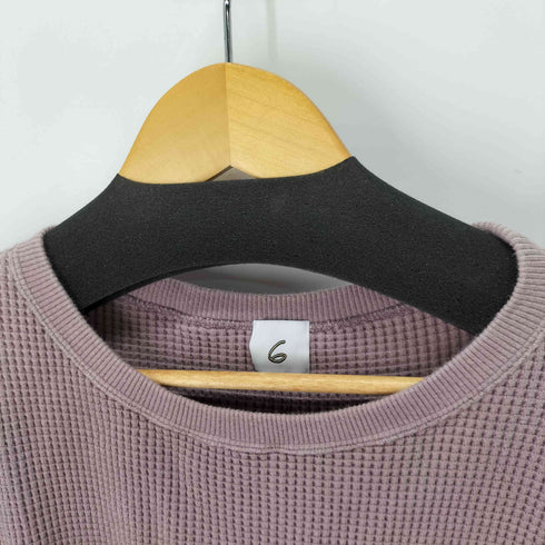 ロクビューティーアンドユースユナイテッドアローズ 6 BEAUTY & YOUTH UNITED ARROWS THERMAL V NECK 6SLEEVE 3/サーマル レディース