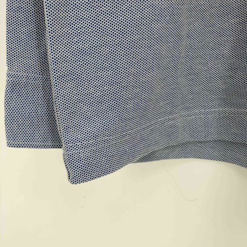 ジョセフアボード JOSEPH ABBOUD 22年製 ORGANIC 襟ボーダー 長袖ポロシャツ メンズ 3L