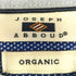 ジョセフアボード JOSEPH ABBOUD 22年製 ORGANIC 襟ボーダー 長袖ポロシャツ メンズ 3L