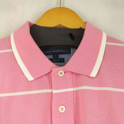 トミーヒルフィガー TOMMY HILFIGER S/S ボーダーポロシャツ メンズ JPN:L