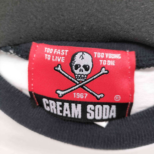 クリームソーダ CREAM SODA 両面プリント S/S Tシャツ メンズ import:M