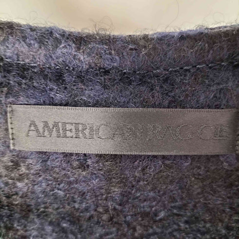 アメリカンラグシー AMERICAN RAG CIE ブラックウォッチ ウールノーカラーコート レディース FREE