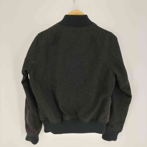 セブンデイズサンデイ SEVENDAYS=SUNDAY HARRIS TWEED チェック ツイード フライト ジャケット ブルゾン MA-1 レディース JPN:M