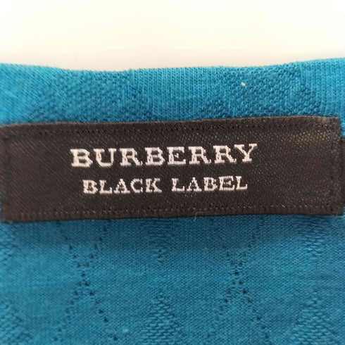 バーバリーブラックレーベル BURBERRY BLACK LABEL Vネックアーガイルカットソー メンズ JPN:3