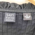 サックスフィフスアベニュー SAKS FIFTH AVENUE タックデザイン フリルカラー シャツ ワンピース レディース 2