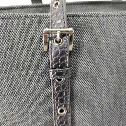 タケオキクチ TAKEO KIKUCHI クロコ型押し レザー切替トートバッグ メンズ