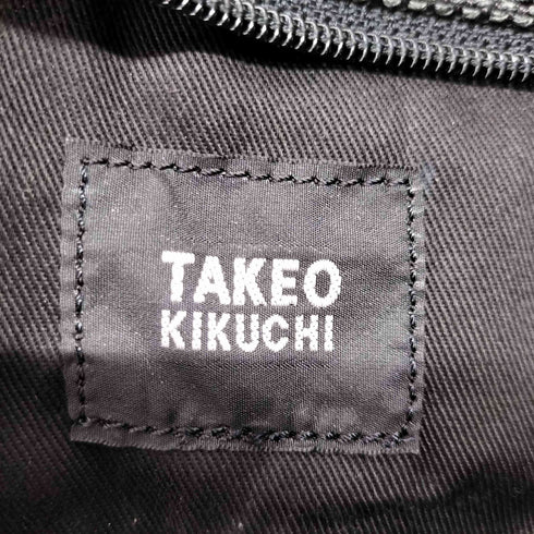 タケオキクチ TAKEO KIKUCHI クロコ型押し レザー切替トートバッグ メンズ